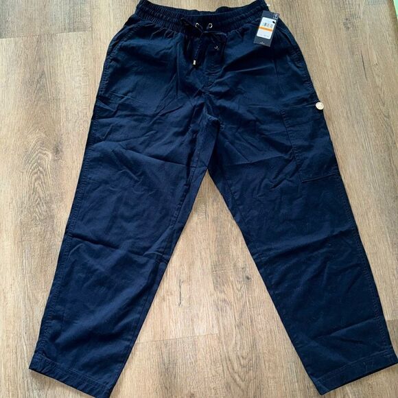 NWT TOMMY HILFIGER NAVY BLUE JOGGER LIKE PANTS - Picture 1 of 6
